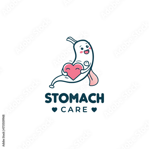 stomach care logo  design  vector 