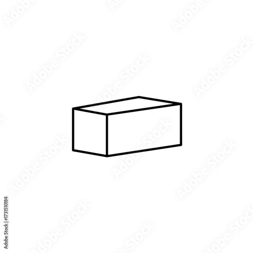 Simple Outline of a Rectangular Prism