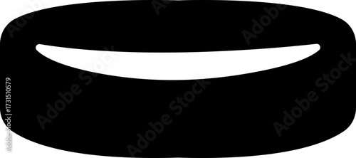 Gym Waist Belt Icon and Fitness Support Belt Vector of Weightlifting, Powerlifting, Workout, Training, Exercise, Sports Equipment Symbol in Black Flat Style