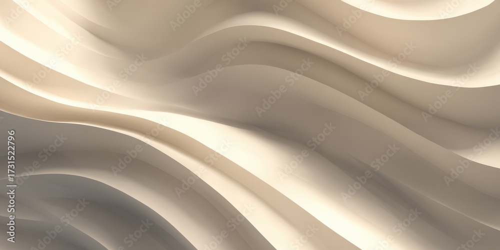 Obraz premium Flowing Sand: An abstract view of flowing sand dunes with soft shadows, evoking a sense of calm and the natural beauty of the desert.