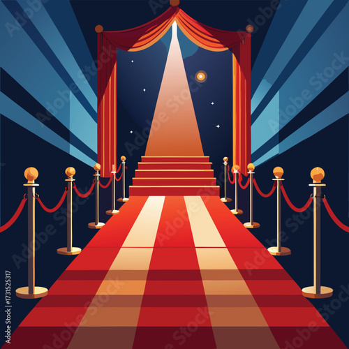 glamorous red carpet entrance with golden stanchio (1).eps