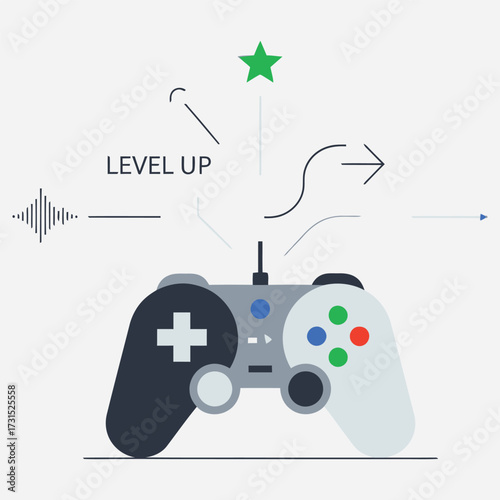 Level Up Your Gaming Experience Controller and Visual Effects