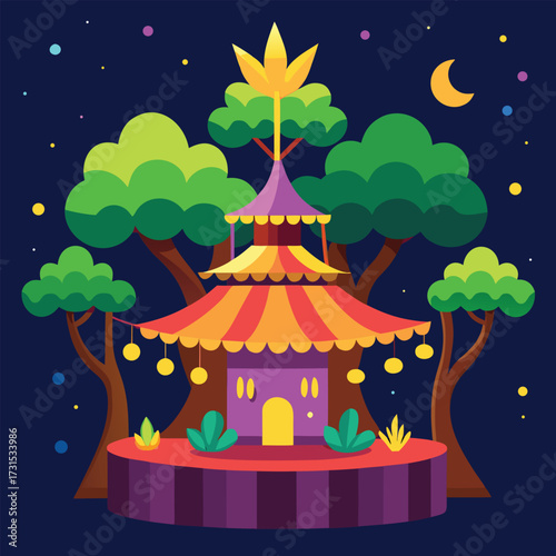 a glowing enchanted treetop festival  (1).eps