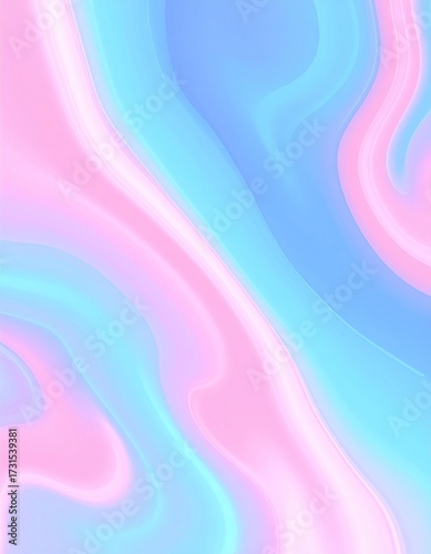 Soft Pastel Gradient Waves Background.