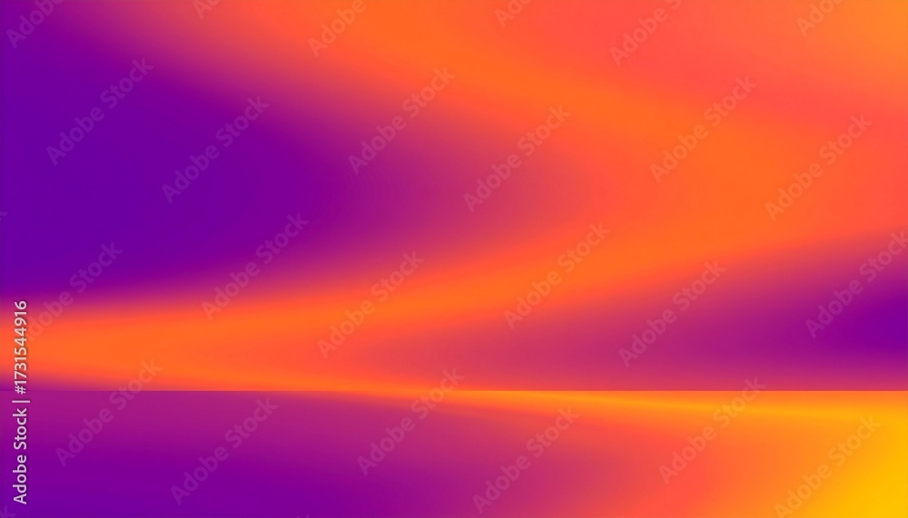Naklejka premium Vibrant orange pink purple gradient background, Dark Blue and Golden Light Abstract Blur Background.