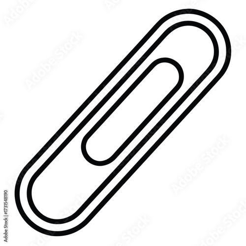 paperclip icon vector illustration on white backgr (1).eps