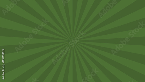 Green Radial Burst Background Graphic Design Element for Presentations and Creative Projects with a Vintage Retro Vibe Providing a Sense of Energy