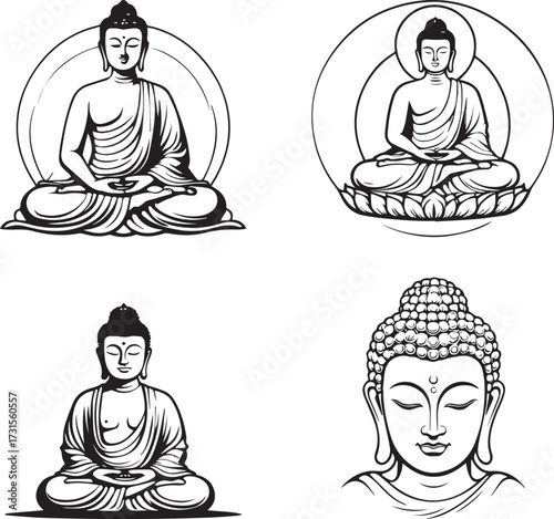 buddha statue silhouette