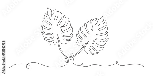 Minimalist line drawing of tw...