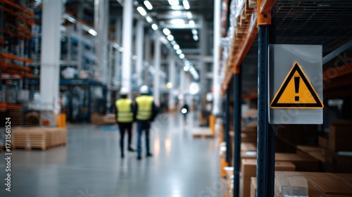 Man Walking Down Long Hallway Under Bright Lights with Directional Signage Conveying Journey and Purpose in a Modern Architectural Setting