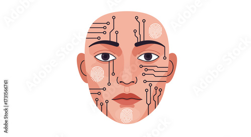 Digital Identity Vector Illustration