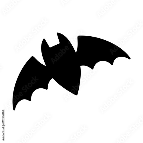 コウモリ　ベクターイラスト　秋素材　ハロウィンの招待状・カードデザイン・ポスター・ウェブデザインの装飾