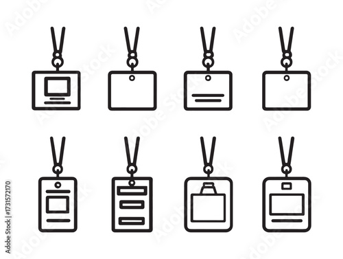 Conference Badge Holder with Lanyard Access