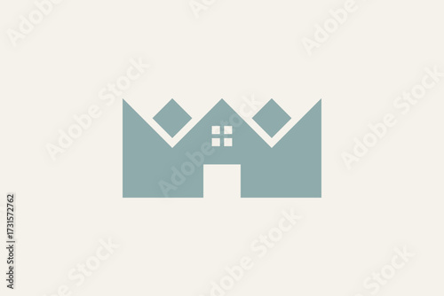 Symetric crown and home logo