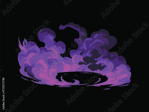 blazing flame fire eksplosion vector, fire eksplosion anime effect 