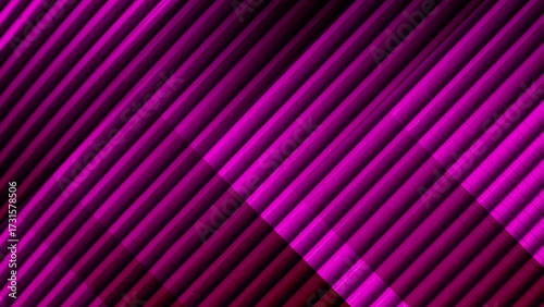 An abstract dark purple and violet background with a modern geometric ribbed texture and dynamic lines