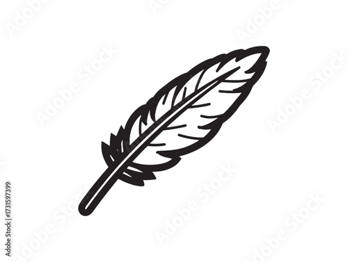 Feather rests softly upon warm earth