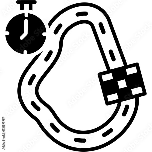 Racing Track mixed icon
