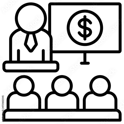 Business Presentation Icon