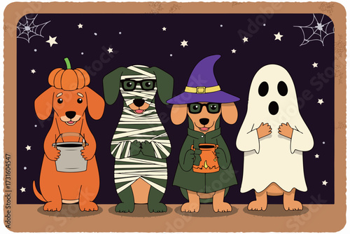 Dogs in Halloween Costumes