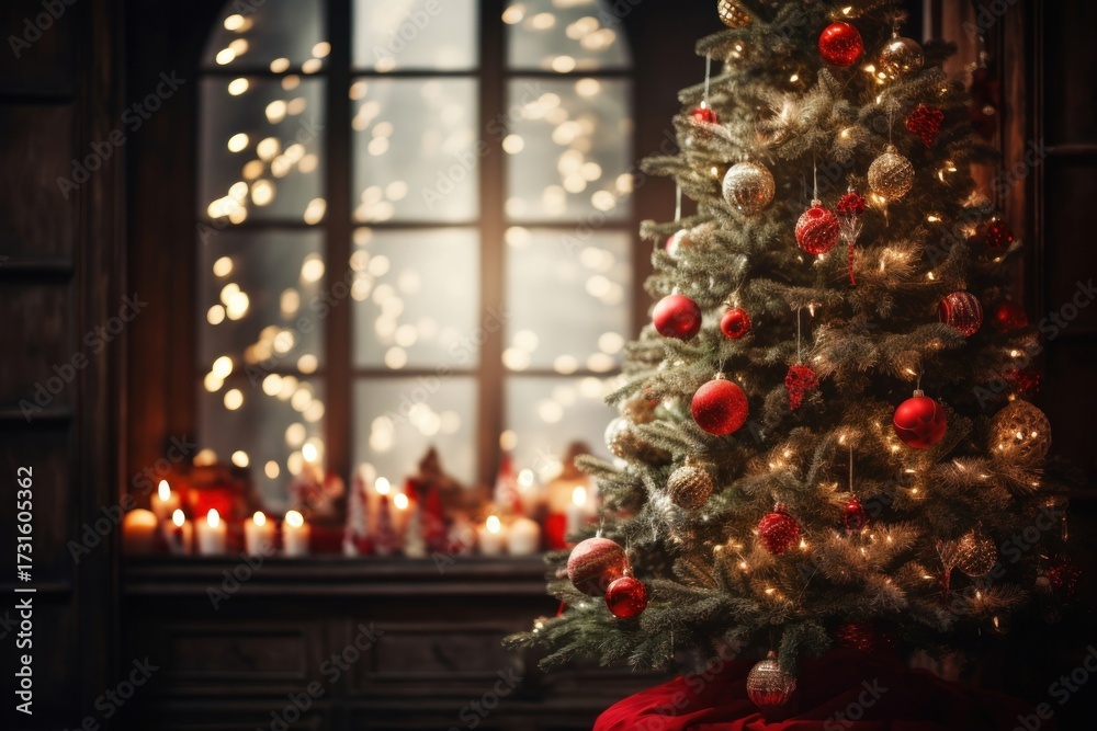 Fototapeta premium Decoration christmas tree christmas tree.