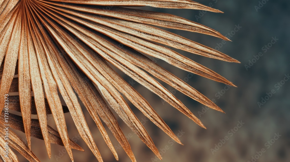 Obraz premium Dried palm leaf detail