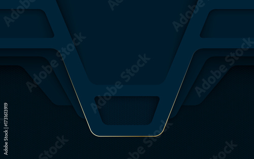 Abstract blue background with squares and digital technology design