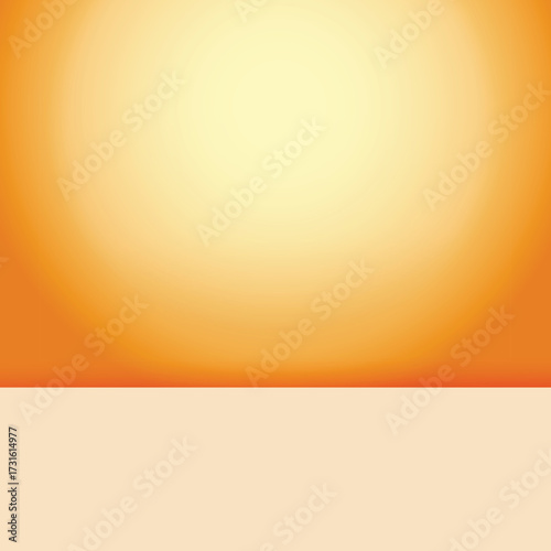 Orange Gradient Background for Product Display