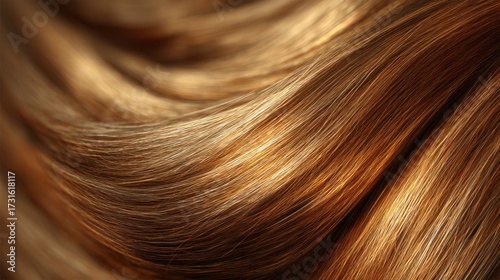 Golden brown hair texture