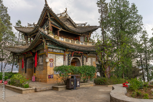 Guanyin Pavilion at The Dali Tianjing Pavilion Scenic Area in Dali, China