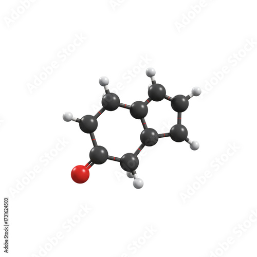 Three-dimensional molecular model of the vitamin C chemical structure, showcasing the carbon, hydrogen, and oxygen atoms