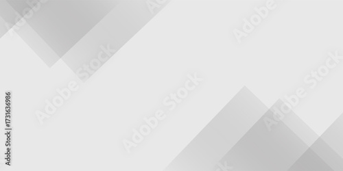 Top abstract white backdrop with elegant shape design. Abstract white geometric shape background. Modern square shape graphic elements. Premium disign