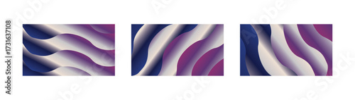 Wallpaper Mural Navy Purple Cream Gradient Stripe Backgrounds with Smooth Metallic Flow and Futuristic Modern Elegance Torontodigital.ca