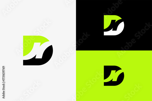 DN letters logo design with modern typography, minimalist style, and professional branding concept