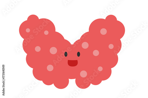 thyroid disease concept. vector illustration