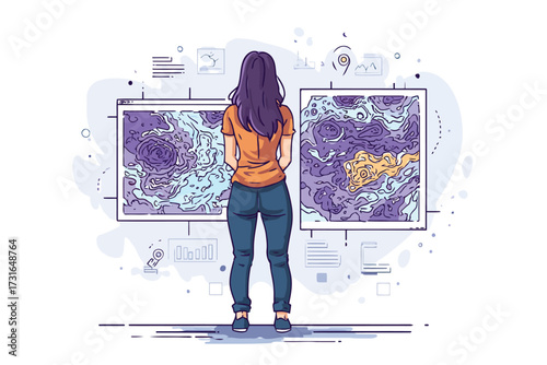 Geospatial analyst environment projection isolated