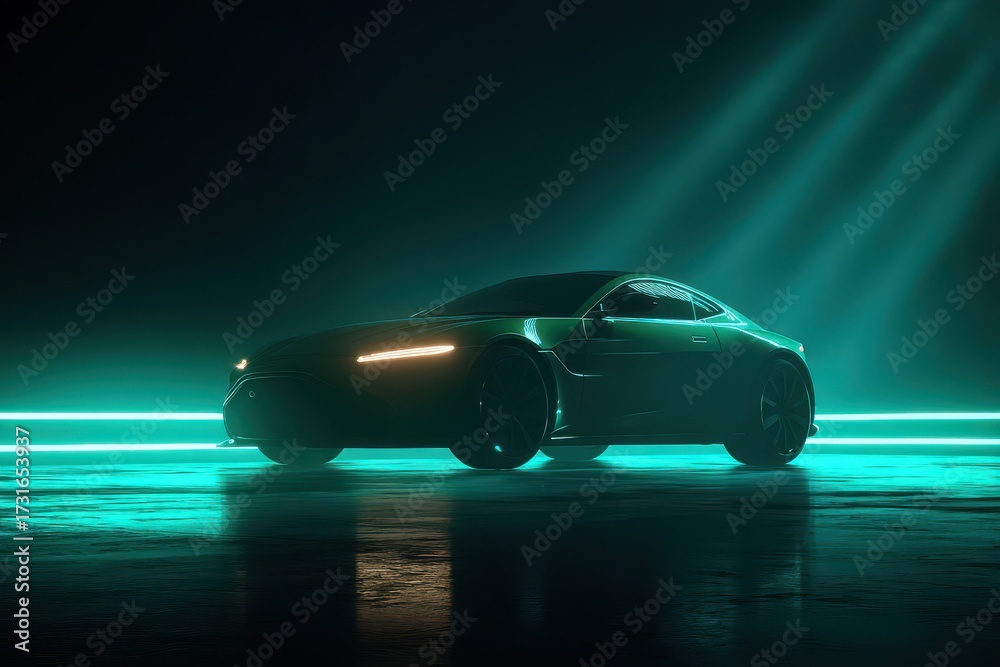 Obraz premium an elegant futuristic sports car