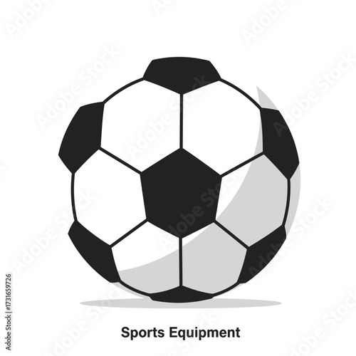 soccer ball isolated on white