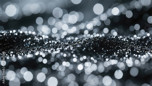 water drops on black background