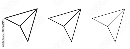 Send icon for web. simple element illustration with editable strokes