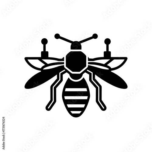 drone for pollination assistance icon 