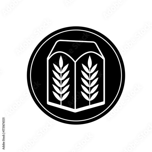bakery wheat flour icon 