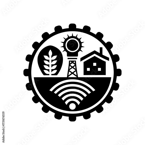 agricultural innovation hub icon 