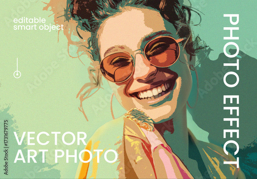 Vector Art Photo Effect