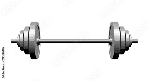 Weightlifting equipment showcasing strength training for athletic fitness