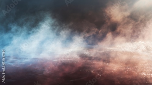 Abstract white winter background with beautiful and different color combinations 
