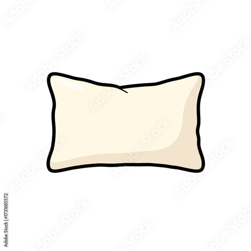 Soft Pillow Illustration for Home Decor and Comfort