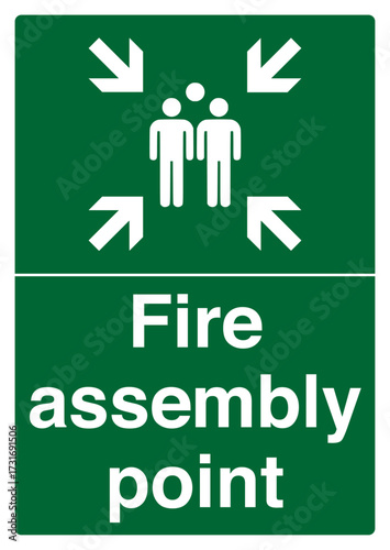A3_297x420mm_Fire assembly point sign