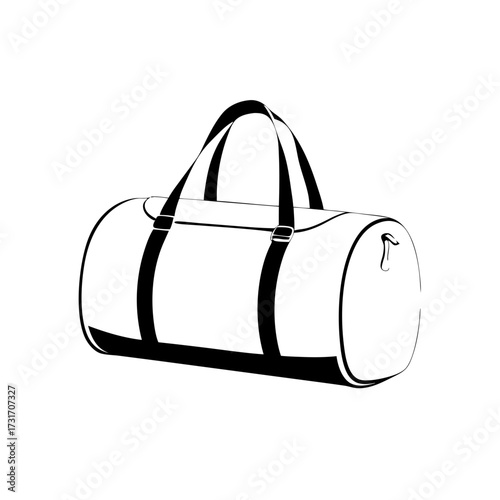 Gear up for travel with this sporty Red and Blue duffel bag