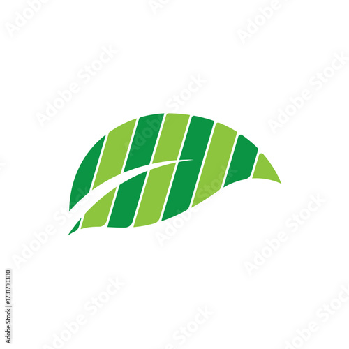 fresh leaf logo design for natural life
